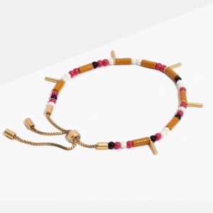 Madewell adjustable bead bracelet